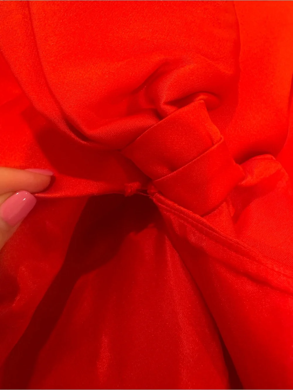 kate spade Red Backless Bow Mini Dress